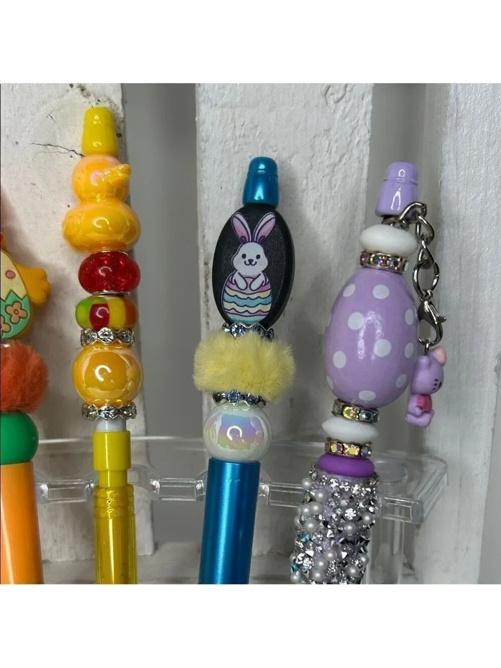 Easter Spring Vibrant Charm Pen Set with Pencil